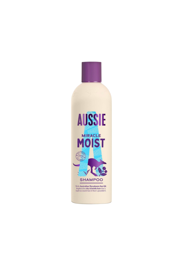 Shampoo Aussie  Miracle Moist Para Cabelos Secos 300 ml