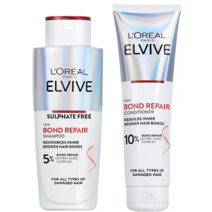 L'Oréal Paris Elvive Bond Repair Shampoo + Condicionador para cabelos danificados - Image 2