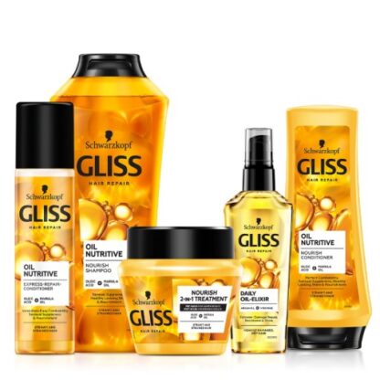 Máscara Schwarzkopf Gliss Hair Repair Oil 2 in 1 300 ml - Image 2