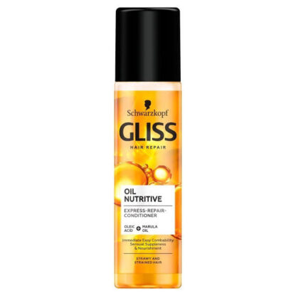 Schwarzkopf Gliss Hair Repair Oil Nutritive Condicionador spray para cabelos secos e danificados 200ml