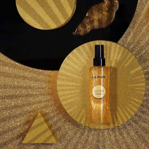 Iluminador Corporal Golden Dream La Rive – Body Mist - 200ml - Imagem 3