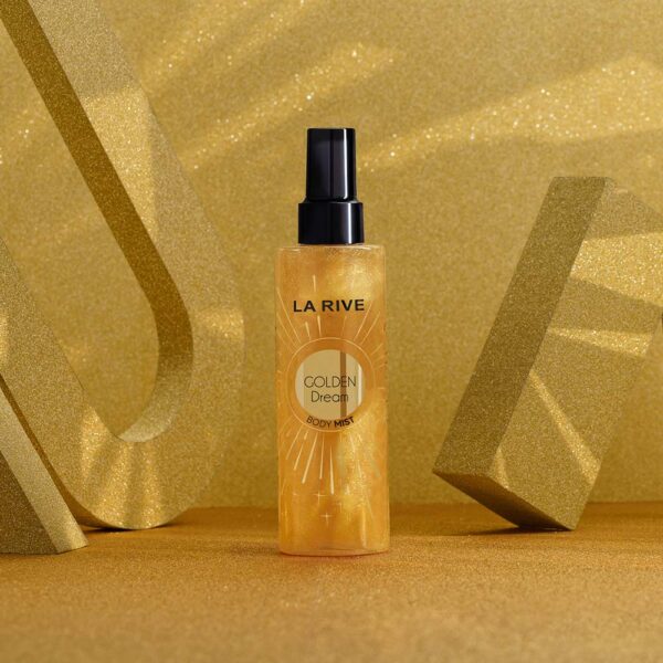 Iluminador Corporal Golden Dream La Rive – Body Mist - 200ml - Imagem 2