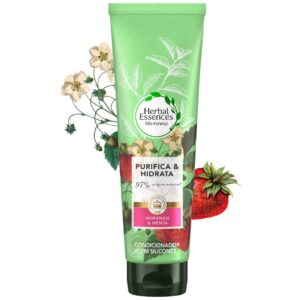 Condicionador  Herbal Essences Purifica e Hidrata Morango e Menta Vegano 275 ml