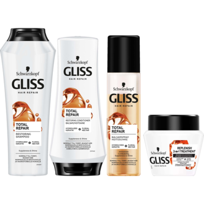 Kit Schwarzkopf Gliss Total Repair Shampoo + 3 Produtos - Image 2