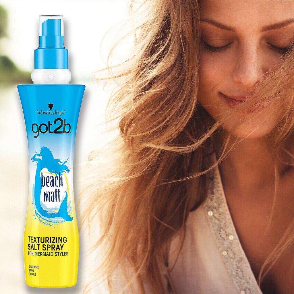 Spray Texturant Got2b Beach Matte – Effet Plage Salin – 200 Ml – Neuf – Fabriqué Au Royaume-Uni