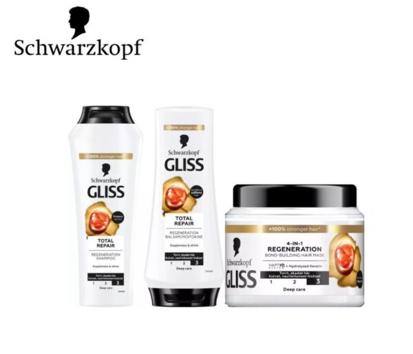 Shampoo Schwarzkopf Gliss Total Repair 250 ml - Imagem 3