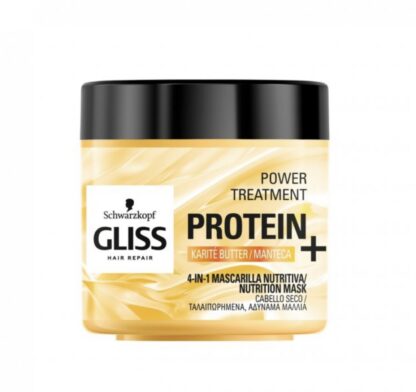 Schwarzkopf Máscara Gliss Protein+ com Manteiga de Karité 400 ml