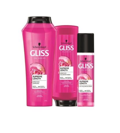 Kit Gliss Long Hair  Shampoo + 2 produtos