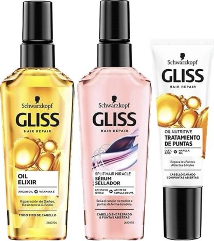 Kit Schwarzkopf Gliss Oil + 2 produtos