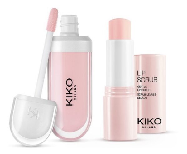 Kit Kiko Milano - Cuidado para os lábios lip tutu rose + Exfoliate