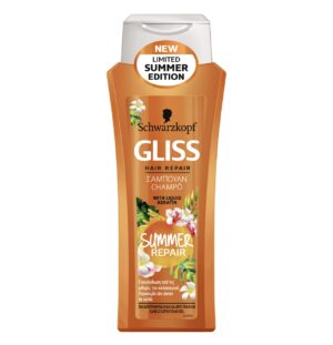Shampoo for Dry, Damaged Hair, Summer Repair Gliss (250 ml)
