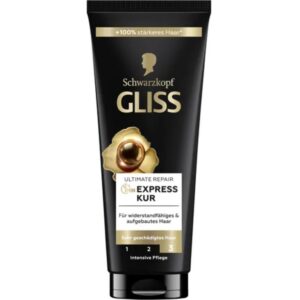 Schwarzkopf GLISS KUR Ultimate Repair 1-Minute Express Treatment, 200 ml Para cabelos brilhantes e fortes