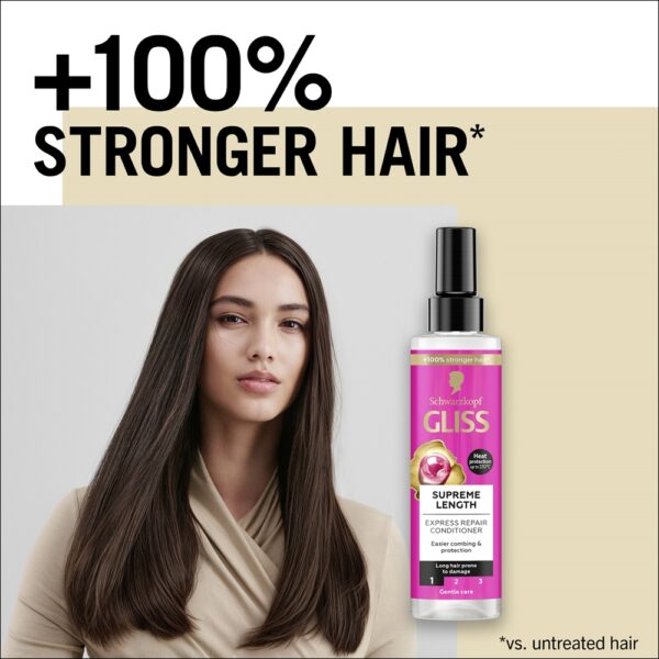 Schwarzkopf Gliss Long & Sublime Express Spray Conditioner 200ml - Image 2