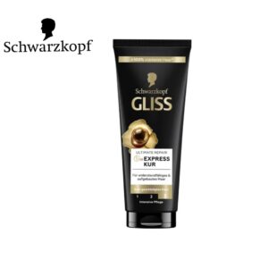 Schwarzkopf Gliss Ultimate Repair 1-Minute Express Treatment, 200 ml Para cabelos brilhantes e fortes