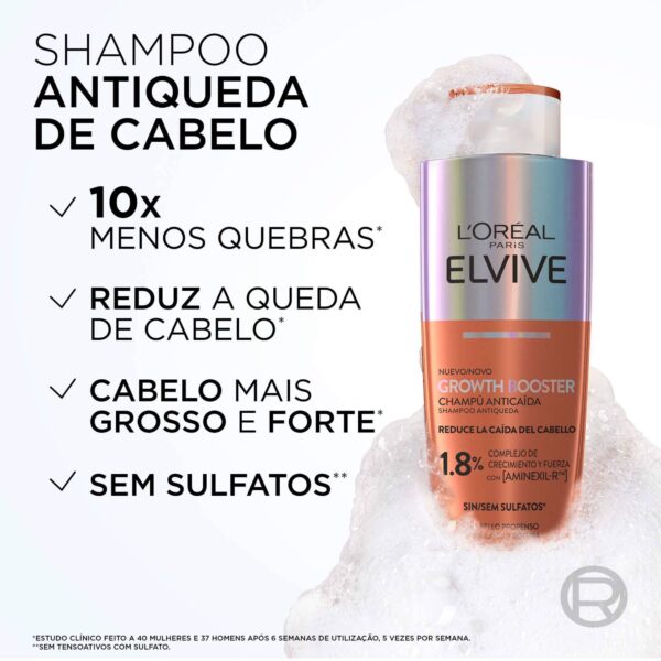 SHAMPOO ANTI-QUEDA DE CABELO ELVIVE GROWTH BOOSTER GROWTH BOOSTER - Image 2