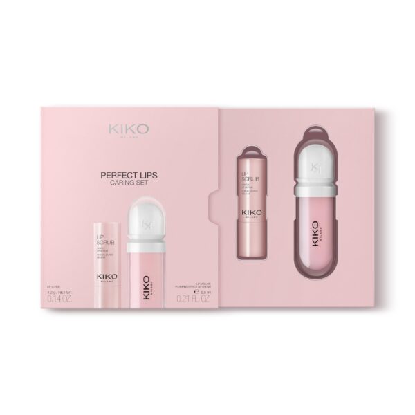 KIKO Milano Set, de cuidados 1 esfoliante labial e 1 Lip Hidratante labial
