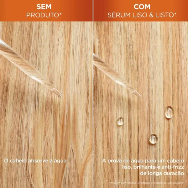 Shampoo garnier  Fructis Liso Keratina 200 ml - Imagem 3