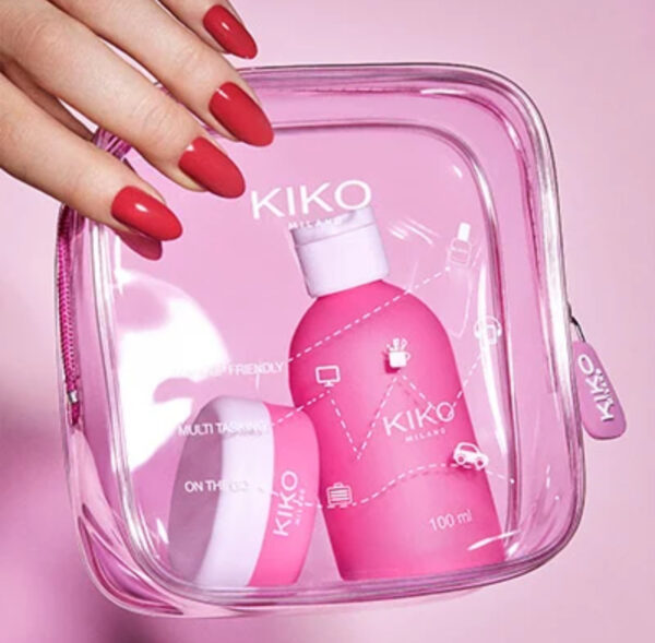 Mini Pochette Rosa Transparente Kiko Milano - Image 3
