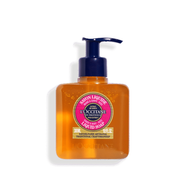 L'occitane®  Sabonete Líquido Mãos e Corpo Rosa 300ml