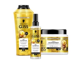Schwarzkopf  Gliss Oil Nutritive Shampoo + 2 Produtos
