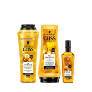 Schwarzkopf Gliss kit Oil Nutritive – Shampoo 250 ml + Condicionador 200 ml + Elixir Diário 75 ml