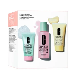 KIT SKIN CARE 3 PASSOS PARA PELE MISTA A OLEOSA - CLINIQUE